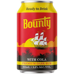 Fiji Bounty & Cola 24pk Cans 355ml 5.5%