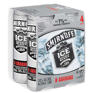 Unclassified: Smirnoff Guarana 4x250ml Can