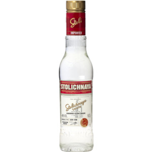 Spirits: Stolichnaya Vodka 200ml