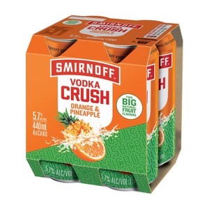Rtd Ready To Drink: Smirnoff Crush OrgPineA 4x440C