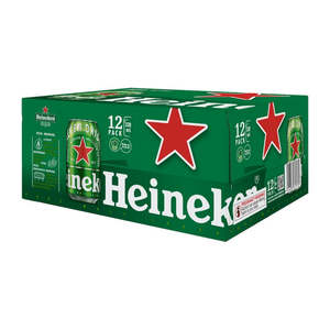 Beer: Heineken  12x330ml Cans