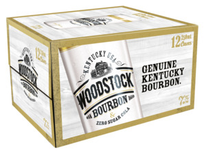 Bourbon Rtd: Woodstock 7% Zero 12x250C