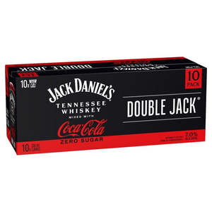 Bourbon Rtd: Jack Dans DJ CC Zero7% 10x330C