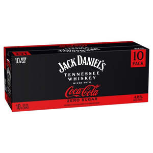 Bourbon Rtd: Jack Dans C-C Zero4.8% 10x330C