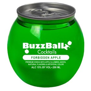 Rtd Ready To Drink: BuzzBallz Forbiddn Apple 200ml