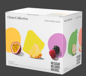 Specials: Clean Coll Mixed Vodka 6x250ml