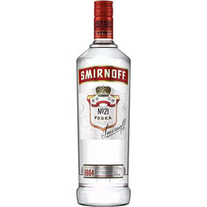 Vodka: Smirnoff Red 1L