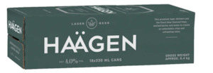 Specials: Haagen 4% 18x330ml Cans