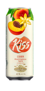 Kiss Cider Peach Vanilla 500