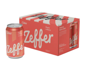 Zeffer Peach & Berry 6pk Cans
