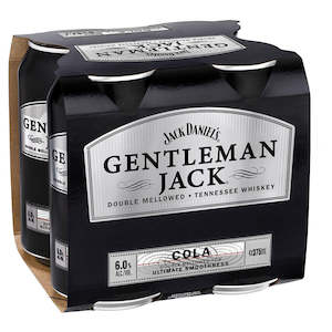 JD GentlemanJack Cola 4x375can