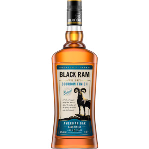 Bourbon: Black Ram Whisky Brbn Finsh 1L