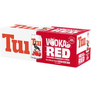 Rtd Ready To Drink: Tui Vodka Red Case 10x330C