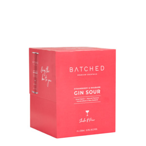 Rtd Ready To Drink: Batched Gin Sour 4x230C