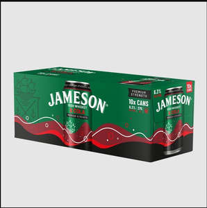 Jameson Cola 4.8% 10pk Cans