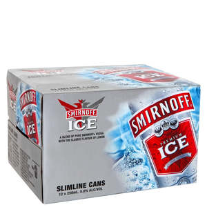 Rtd Ready To Drink: Smirnoff Ice 5% 12x250C