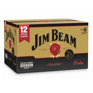 Rtd Ready To Drink: Jim Beam 7% Gold 12x250C