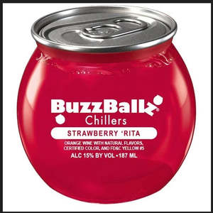 Rtd Ready To Drink: BuzzBallz Strawberry Rita 200ml