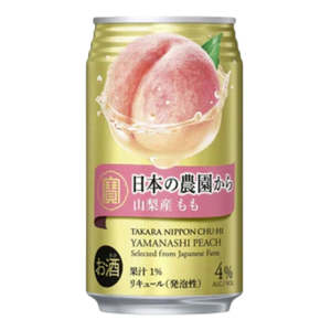 Japanese Whiskey: Takara Yamanashi Peach 350C