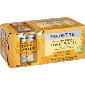 Non Alcohol: Fever Tree Indian Tonic 8x150C