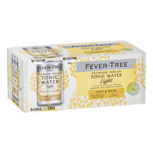 Non Alcohol: Fever Tree Light Tonc 8x150C