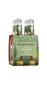 Non Alcohol: Fever Tree Ginger Ale 4x200B