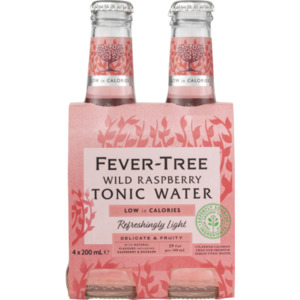 Non Alcohol: Fever Tree Rasp Tonic 4x200B