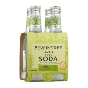 Non Alcohol: Fever Tree Lime Yuzu 4x200B