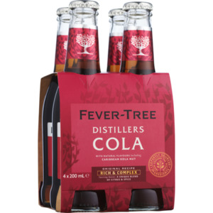 Fever Tree Dists Cola 4x200B