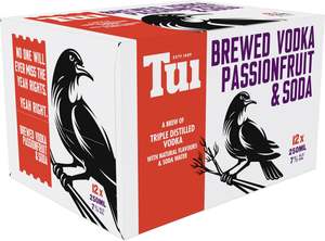 Specials: Tui Vodka 7% Passionft 12x250C