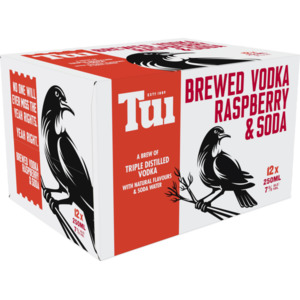 Tui Vodka 7% Raspberry 12x250C