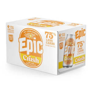 Pale Ale: Epic Crush Low Carb 4.2% 6x330ml Cans