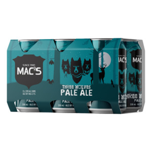 Pale Ale: Macs Three Wolves 6x330C