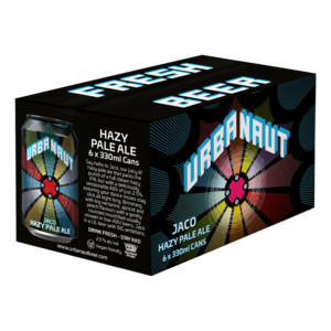 Pale Ale: Urbanaut Jaco Hazy PA 6x330C