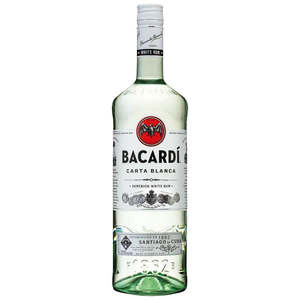 Rum: Bacardi White 1L