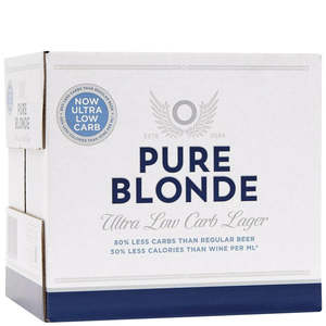 Beer: Pure Blonde Ultra LC 12x330B