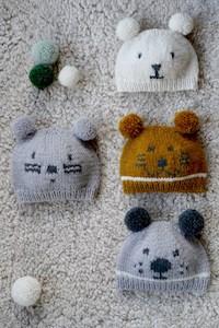 Knitting Pattern: Farmyard Friends Hats