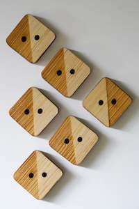 Diamond Bamboo Buttons - Small