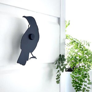 Wall Hooks: Tui Outdoor wall hook BLACK