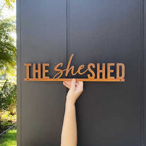 Garden Art: The She Shed CORTEN