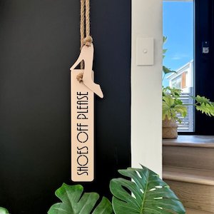 Wall Art: shoes off heel wall decor | blush