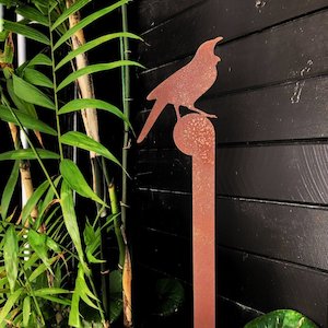 tui garden stake | corten | large