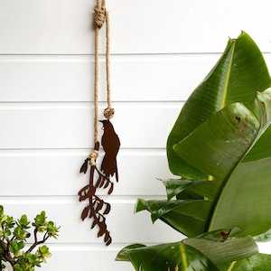 tui & flax wall hanging | corten