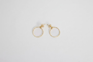 Earrings: Delicate Hoop Earrings - 9ct Gold