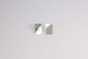Earrings: Plateau Earrings - Sterling Silver