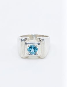 Products: Luminescence Ring - STG Silver and Swiss Blue Topaz - LISA WEBB