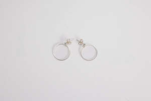 Earrings: Delicate Hoop Earrings - Sterling Silver