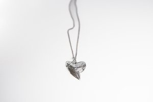 Shark Tooth Necklace - STG Silver - LISA WEBB