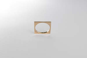 Gold Jewellery: Delicate Square Ring - 9ct Gold