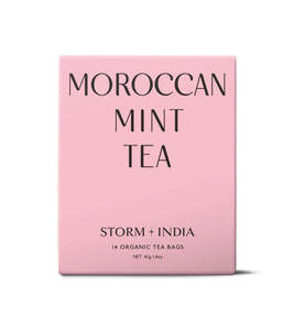 Homeandwellness: Storm + India Organic Moroccan Mint Tea (14x 3g Teabags)